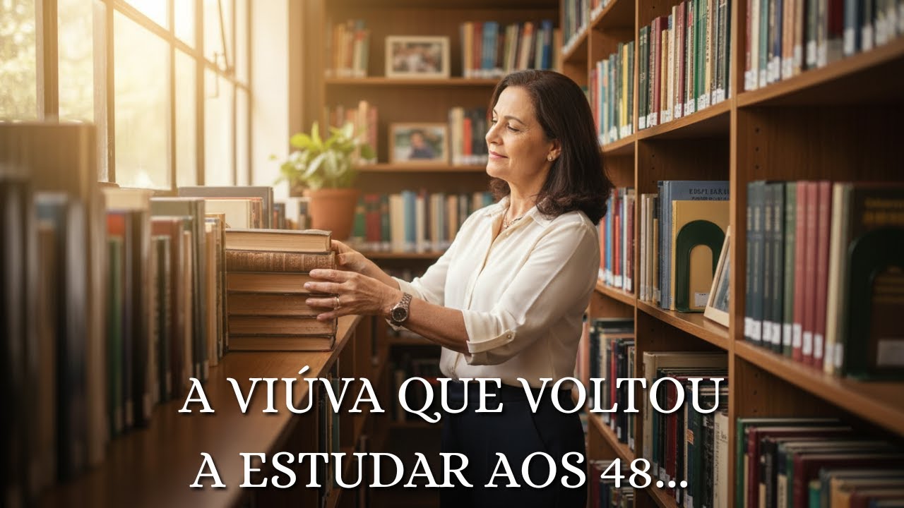 📌 A VIÚVA QUE VOLTOU A ESTUDAR AOS 48... E PROVOU QUE NUNCA É TARDE DEMAIS!
