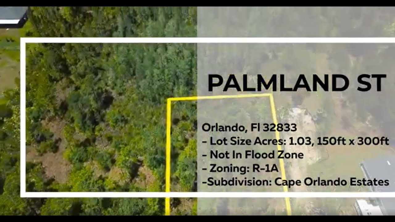 Palmland St. Orlando (Wedgefield) FL (MLS)