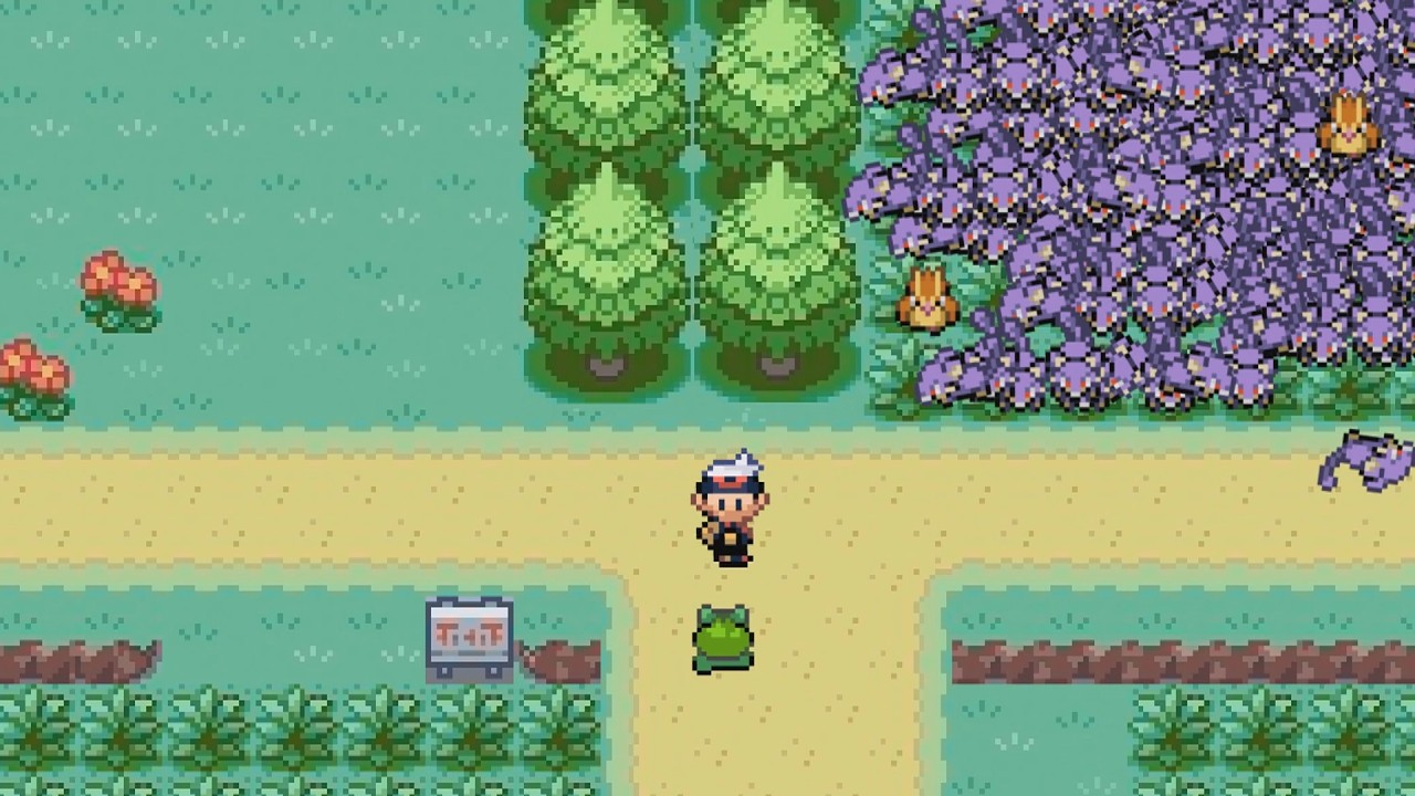 Два типа игроков на маршруте 1 в играх Pokémon.