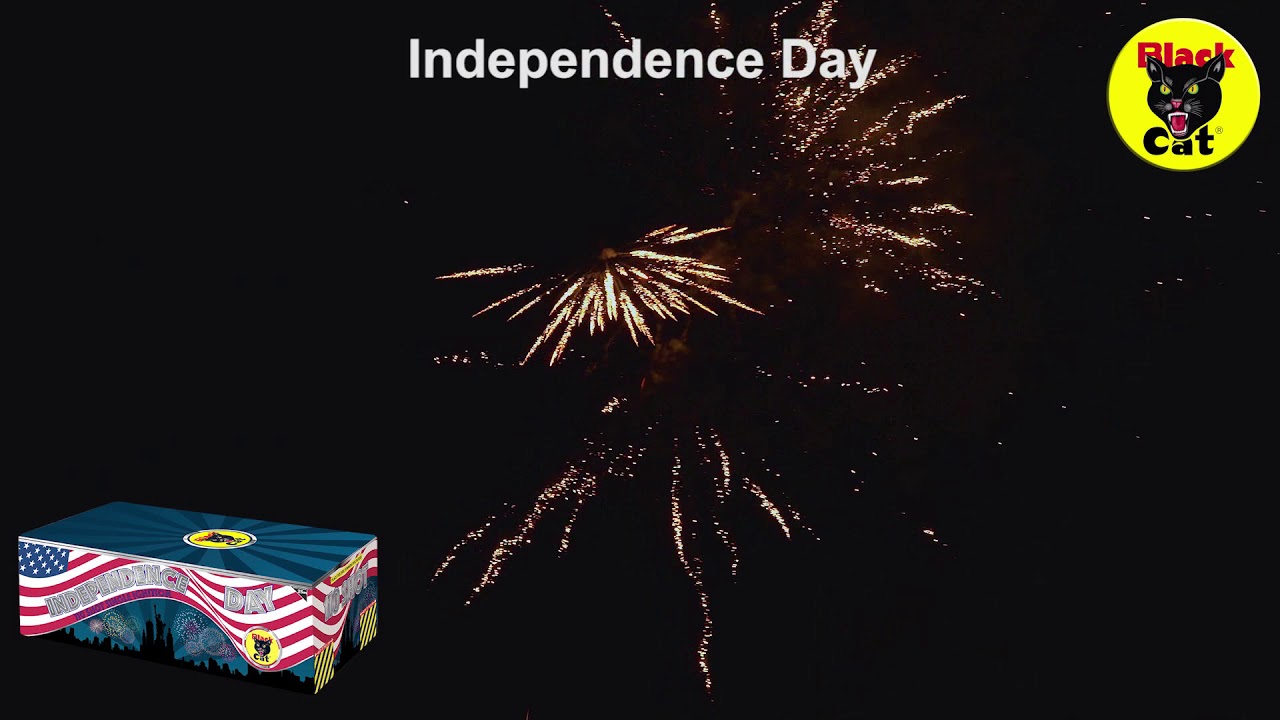 Independence Day Single Ignition - Black Cat Fireworks