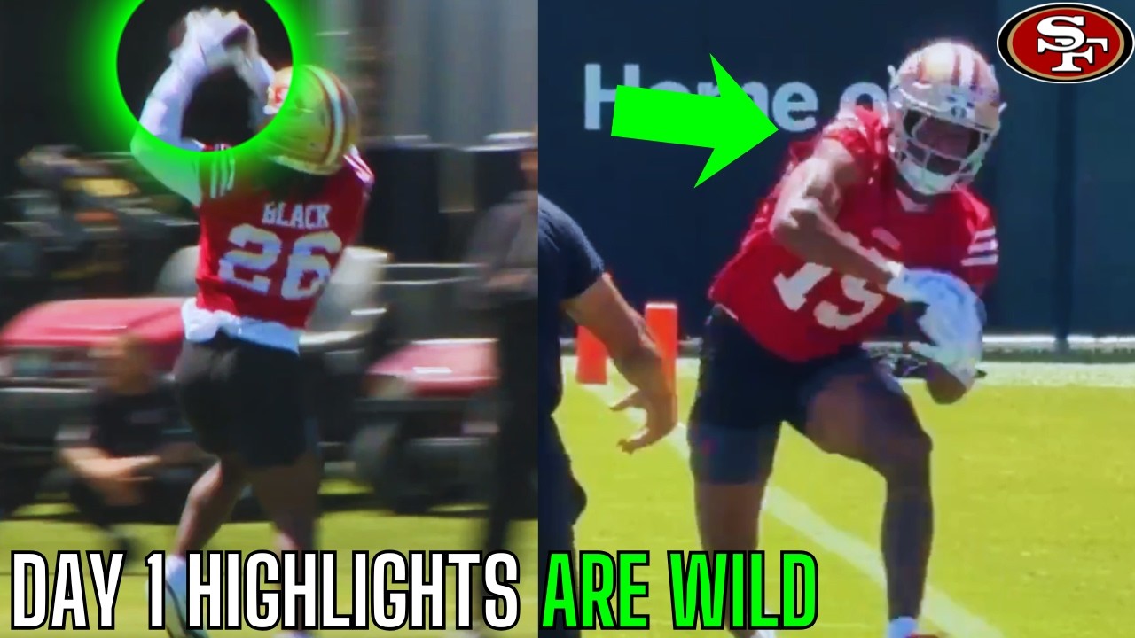 The San Francisco 49ers Day 1 Rookie Minicamp Highlights ARE DIFFERENT... | Dezhaun Stribling & More