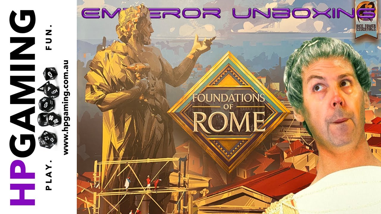 GameLINK! | Unboxing | Foundations of Rome Emperor Edition