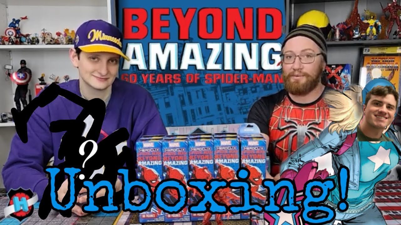 Heroclix Spider-Man Beyond Amazing Unboxing Brick(CHASE AND A PRIME?!?)