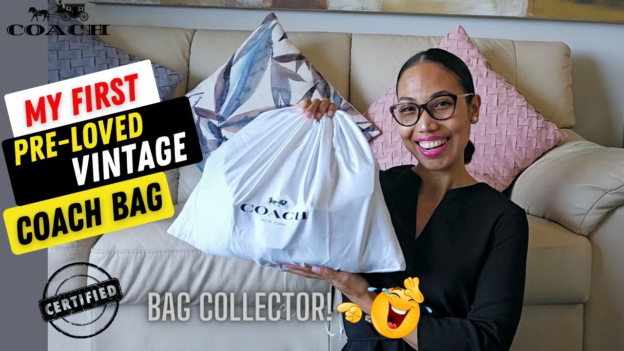 MY FIRST PRELOVED VINTAGE COACH BAG + TEMU PURCHASES | AISA FROM ASIA #coach #coachbags #etsy #temu