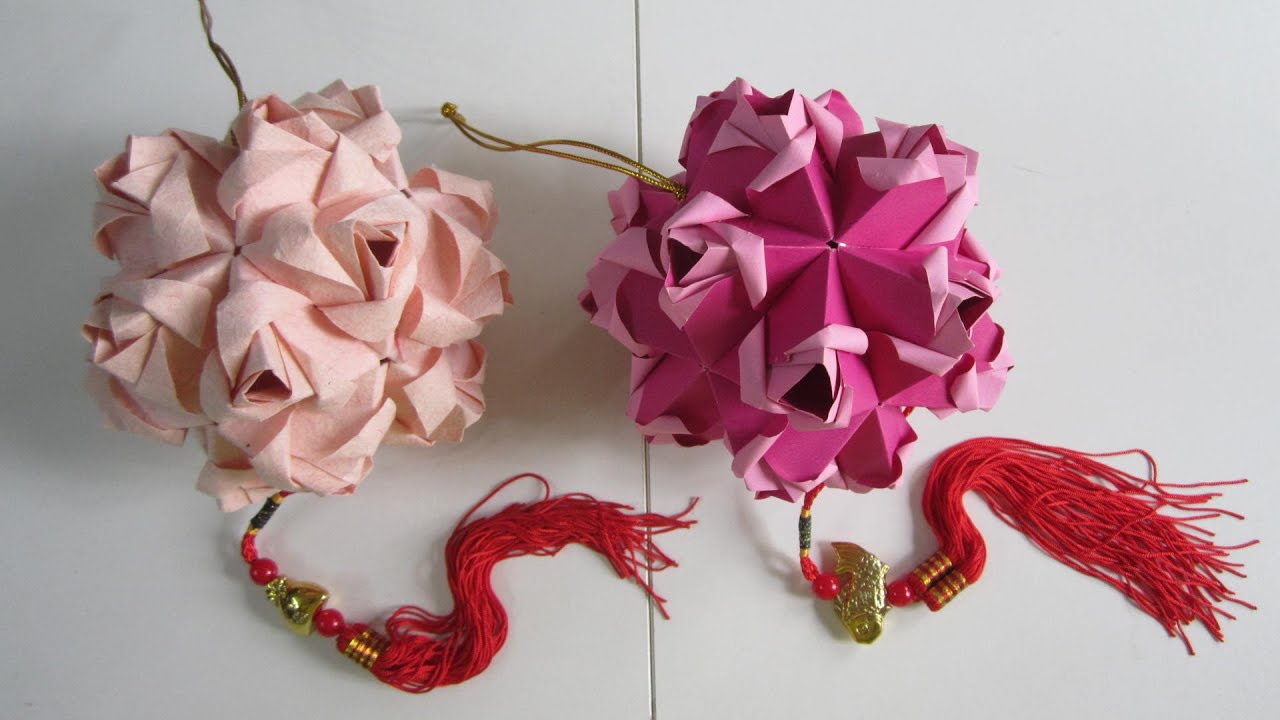 TUTORIAL - Little Roses Kusudama (Creator: Maria Sinayskaya)