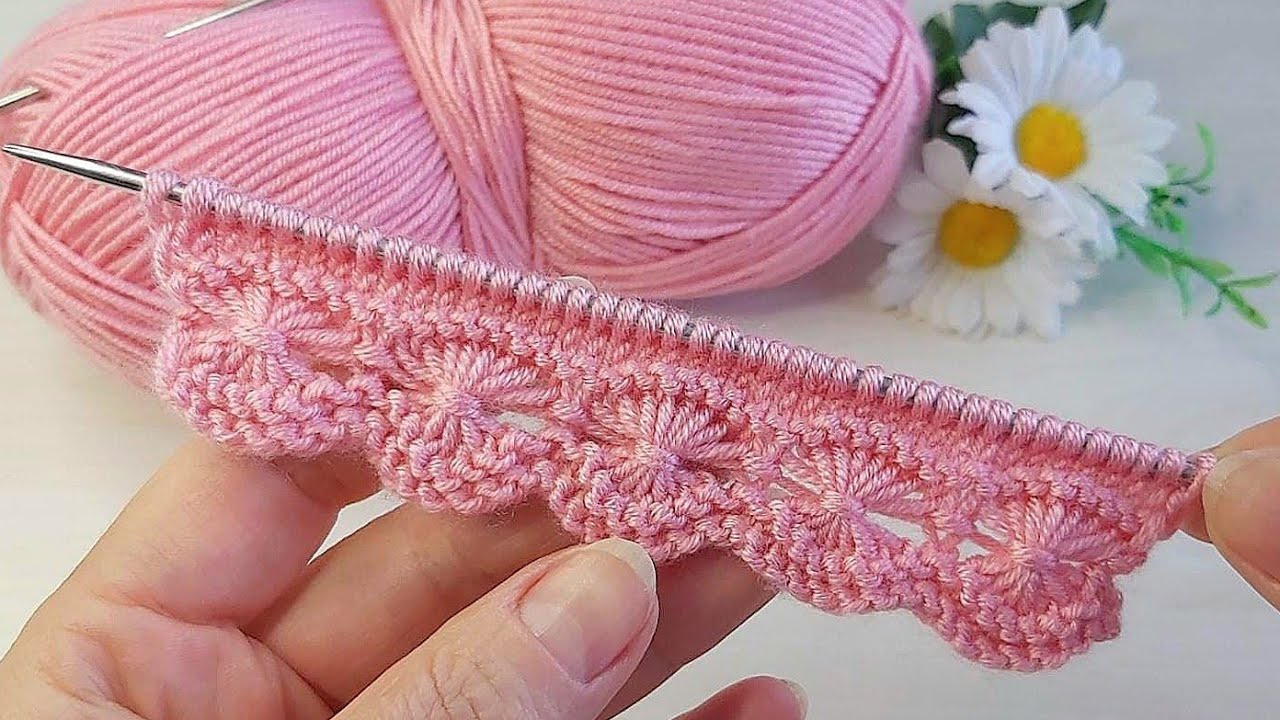 İki şiş kolay örgü model anlatımı ✅crochet knitting