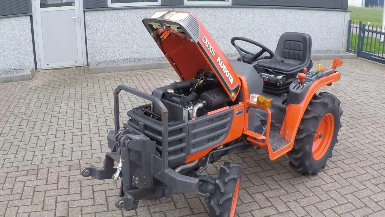 Kubota B1610 4wd / 0262 Draaiuren / Fronthef
