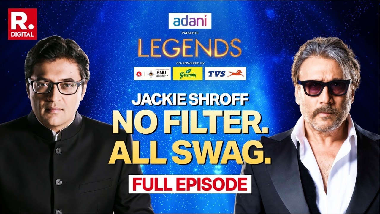 Jackie Shroff Most Unfiltered, Full Of Swag Interview Ever With Arnab On &lsquo;LEGENDS&rsquo;