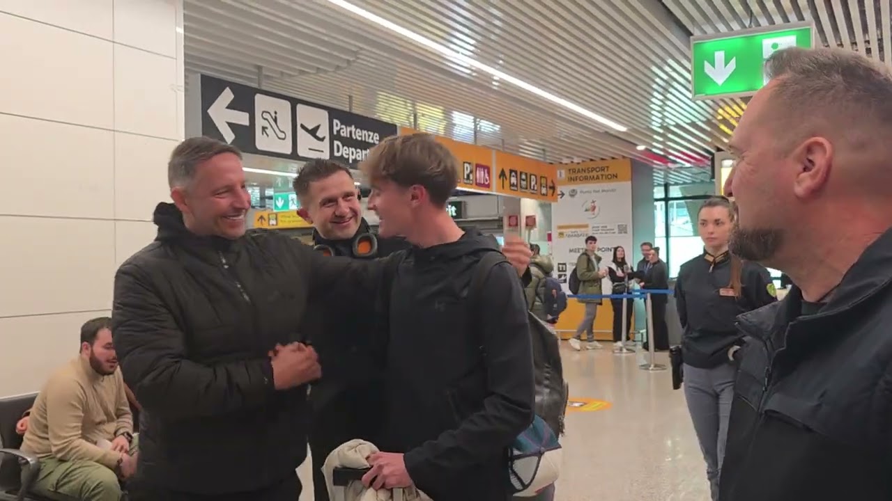 Lazio, Adrian Przyborek è arrivato a Fiumicino