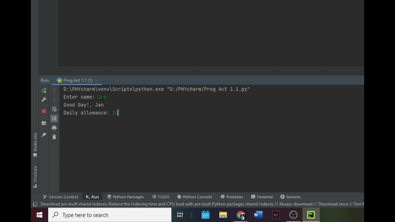 InClass Activity 1 - Getting Started with Python: Tracking Weekly and Monthly Allowance