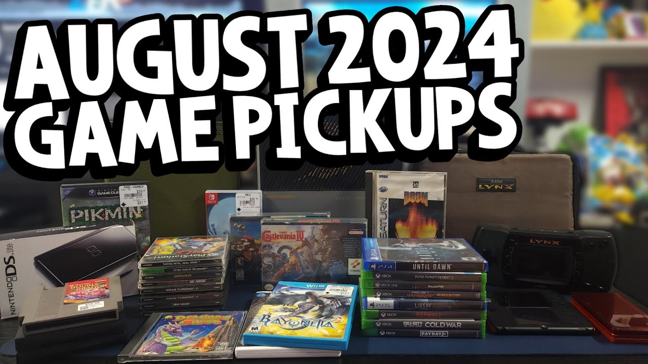 August 2024 Video Game Pickups