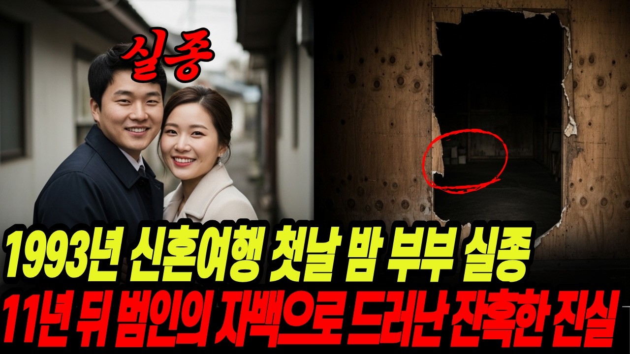 1993년 신혼여행 첫날 밤 신혼부부 실종, 11년 뒤 범인의 자백으로 드러난 잔혹한 진실