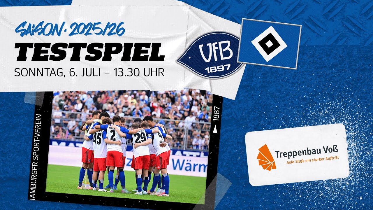 RE-LIVE: VfB Oldenburg vs. HSV I TESTSPIEL I präsentiert von Treppenbau Voß