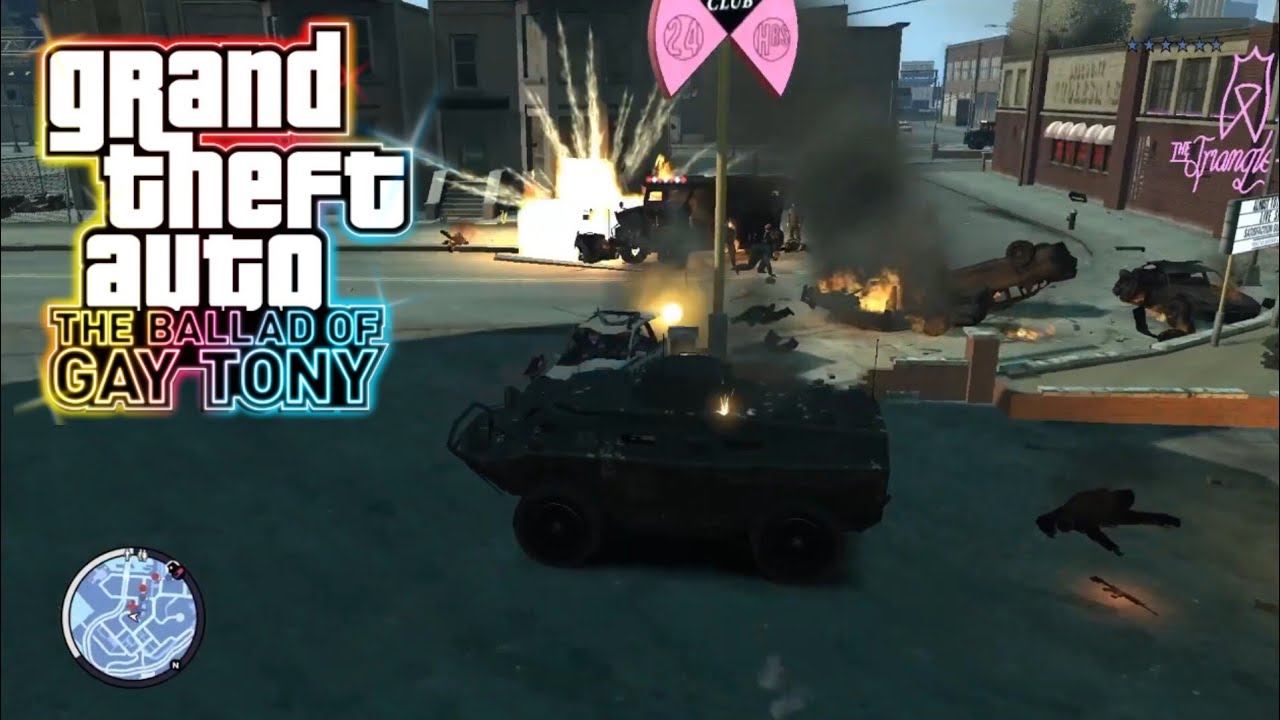 GTA IV: The Ballad of Gay Tony - 6 Star Rampage + Escape (PC)