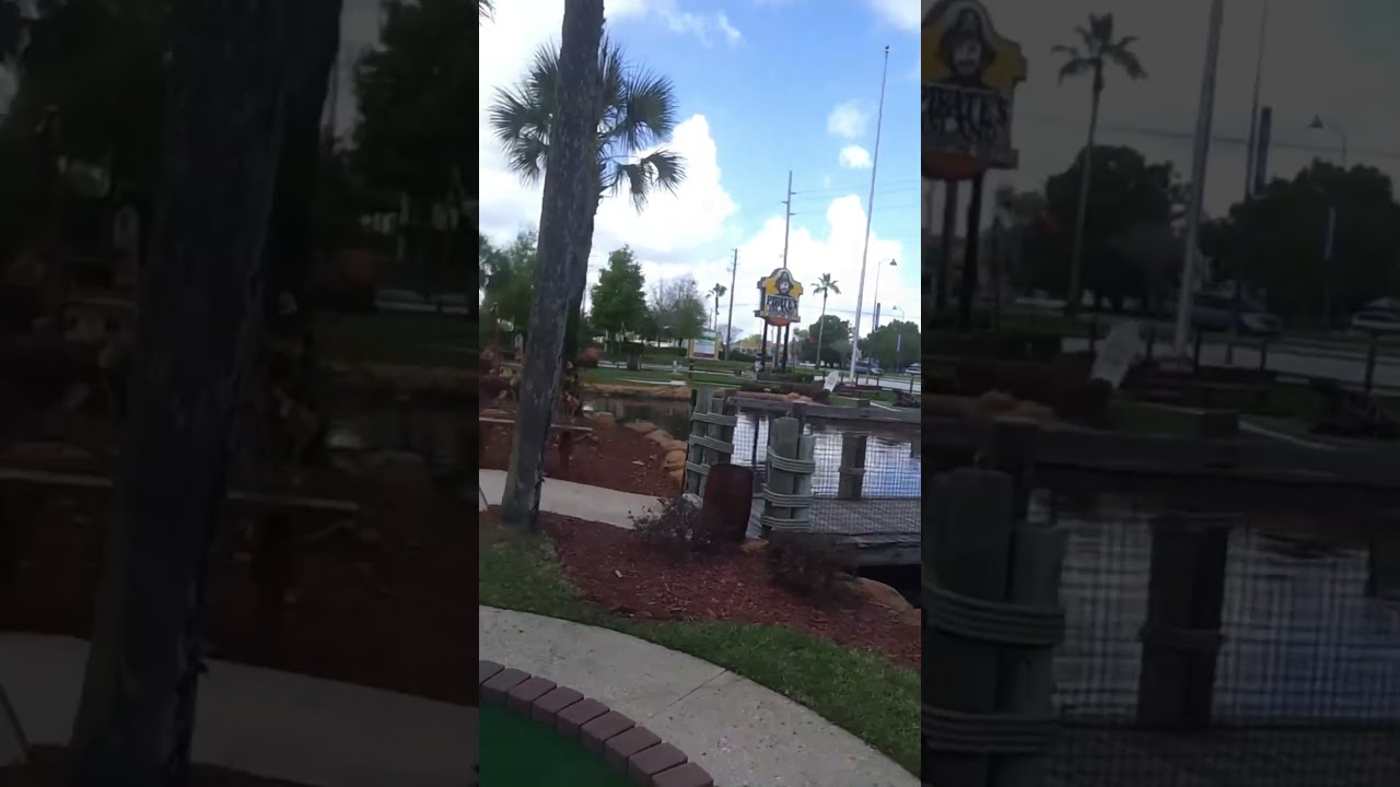 PIRATE ISLAND MINI GOLF ORLANDO FLORIDA EEUU #shorts #piratas #funny