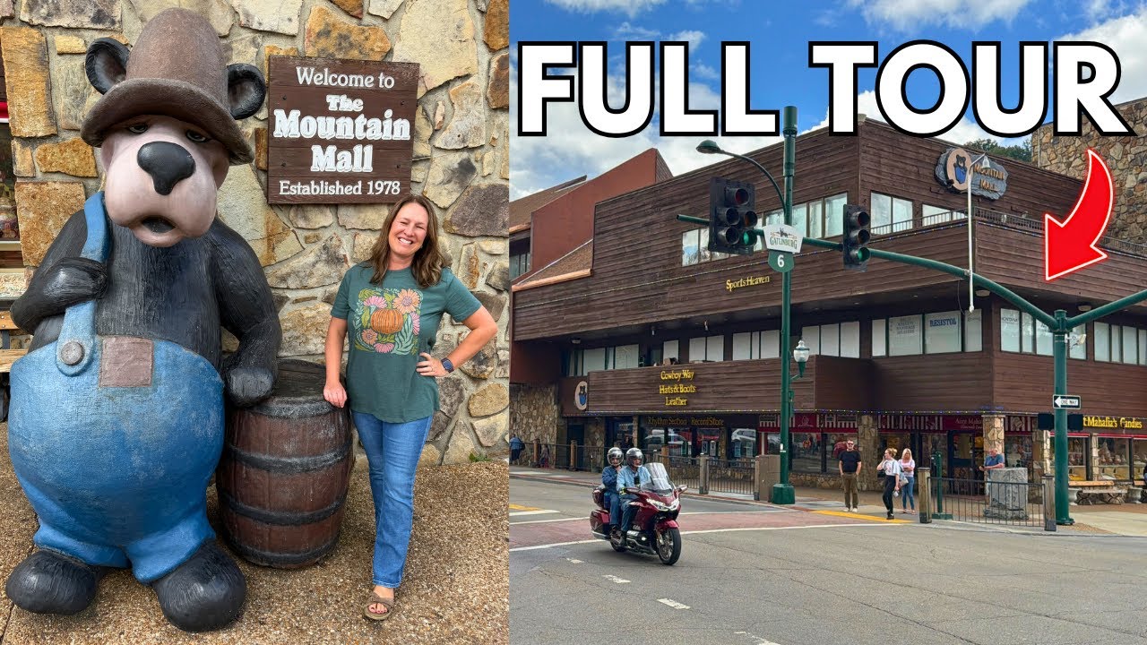 ПОЛНЫЙ ТУР ПО торговому центру Gatlinburg Mountain Mall | 6 этажей уникальных магазинов!
