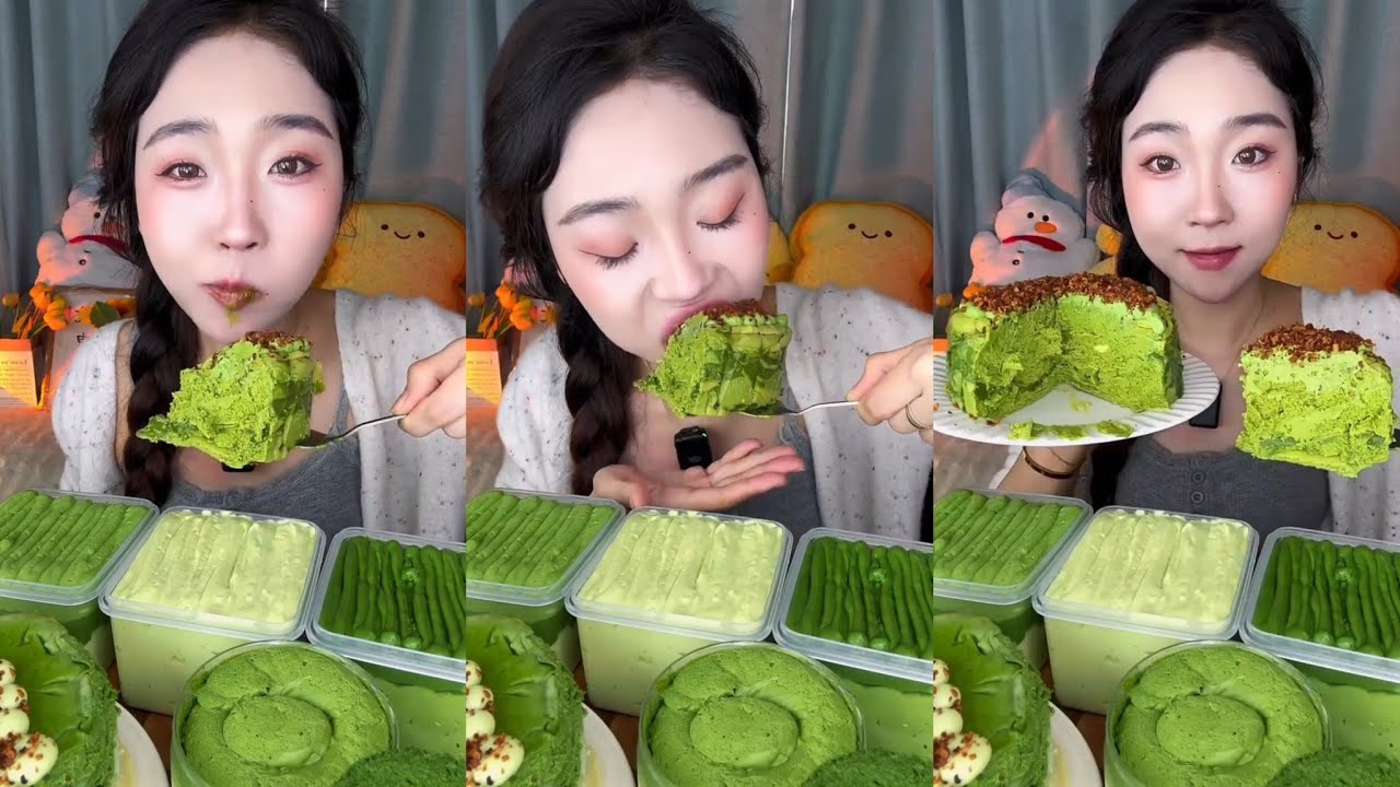 Ultimate Cream Cake Feast 🤍🍰 | Sweet & Relaxing Mukbang