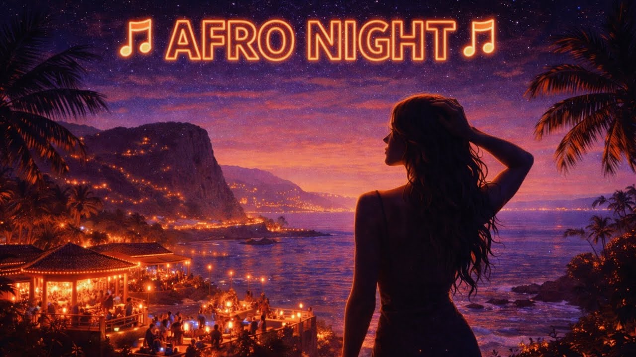 Afro Night Sunset – Hypnotic Afro House & Deep Emotional Beach Club Music | Slowfade