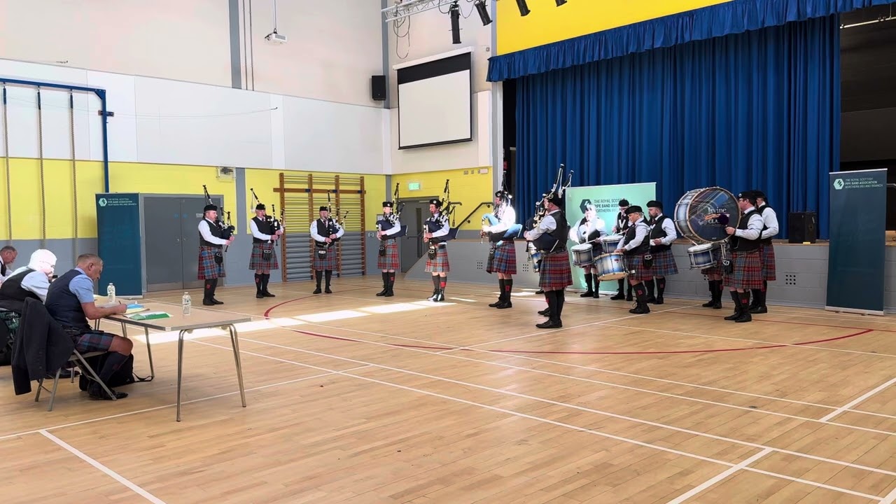 Irvine Memorial Pipe Band @ Co. Antrim Indoors (Grade 2)