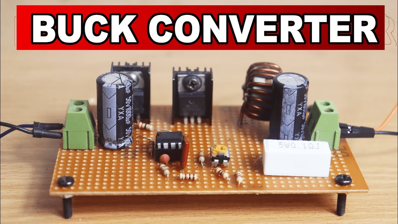 How To Make 30V DC To 12V DC BUCK Converter