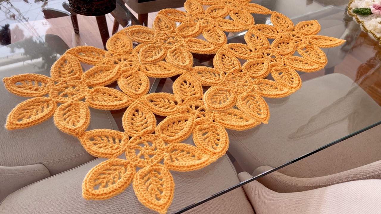 Como hacer Flores Modelo Irlandés para Cojines Centros de Mesa hermosos