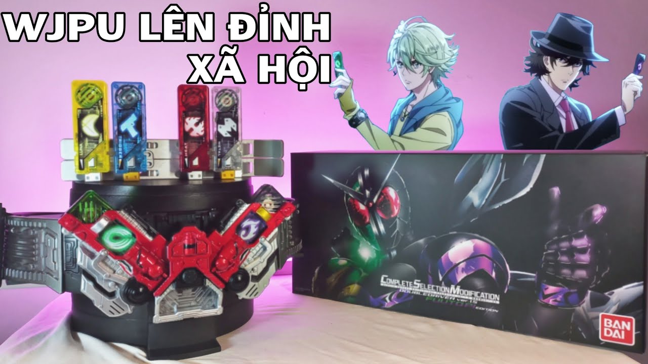 CSM W Driver ver. Fuuto P.I Review: Wjpu Lên Đỉnh Xã Hội! Kamen Rider W - Thám Tử Thành Phố Fuuto.