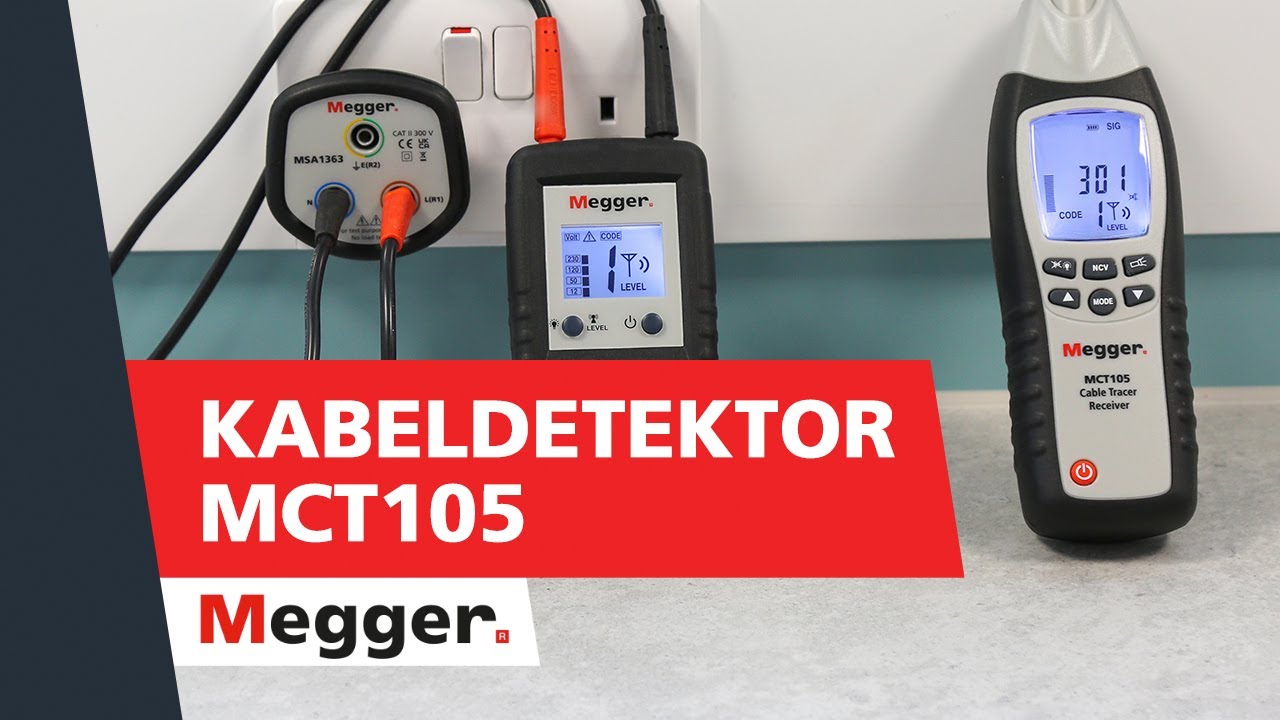 MCT105 - Kabeldetektor | Niederspannungsprüftechnik