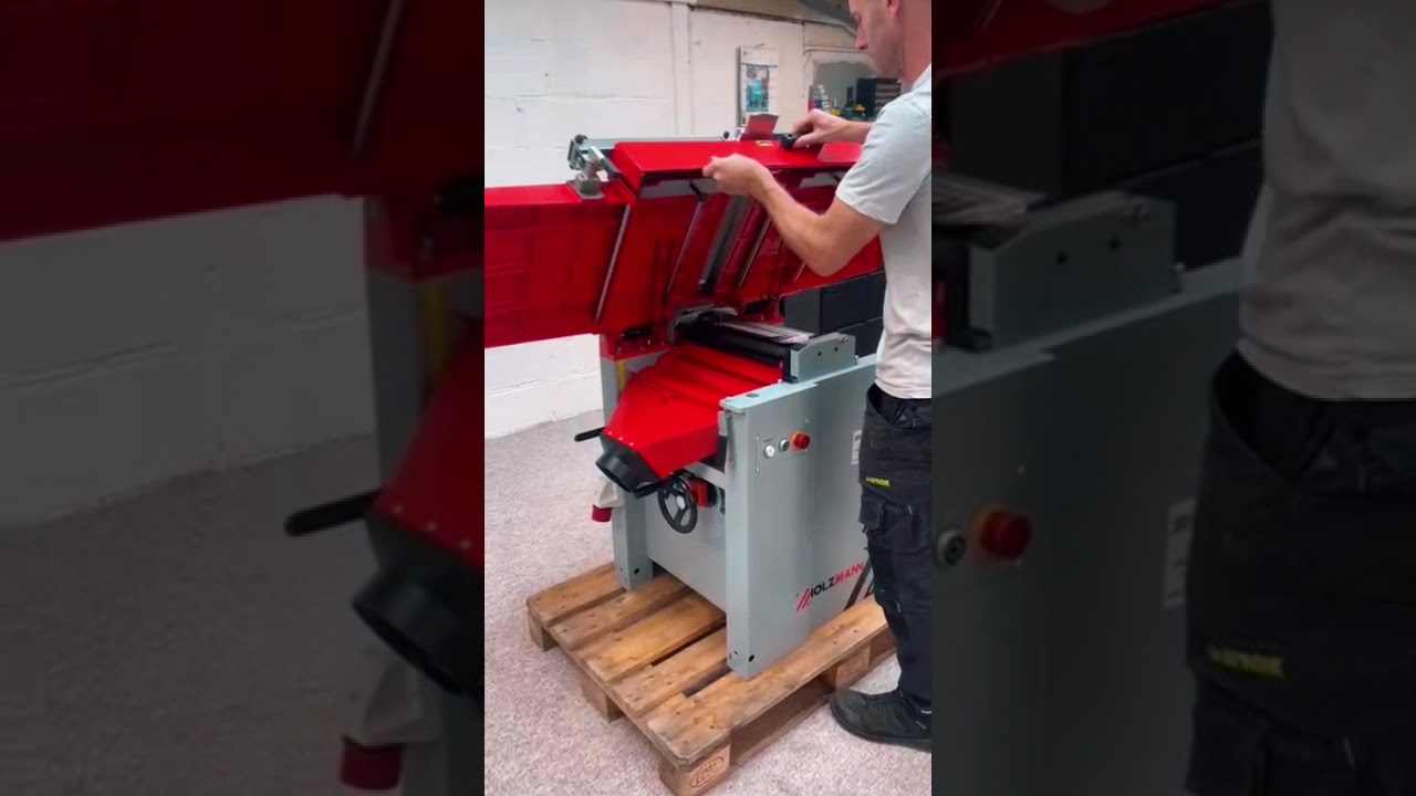 Holzmann HOB410ECO-SMW2 16&rdquo; Planer Thicknesser with Spiral Cutter Head #machine #woodworking #tools