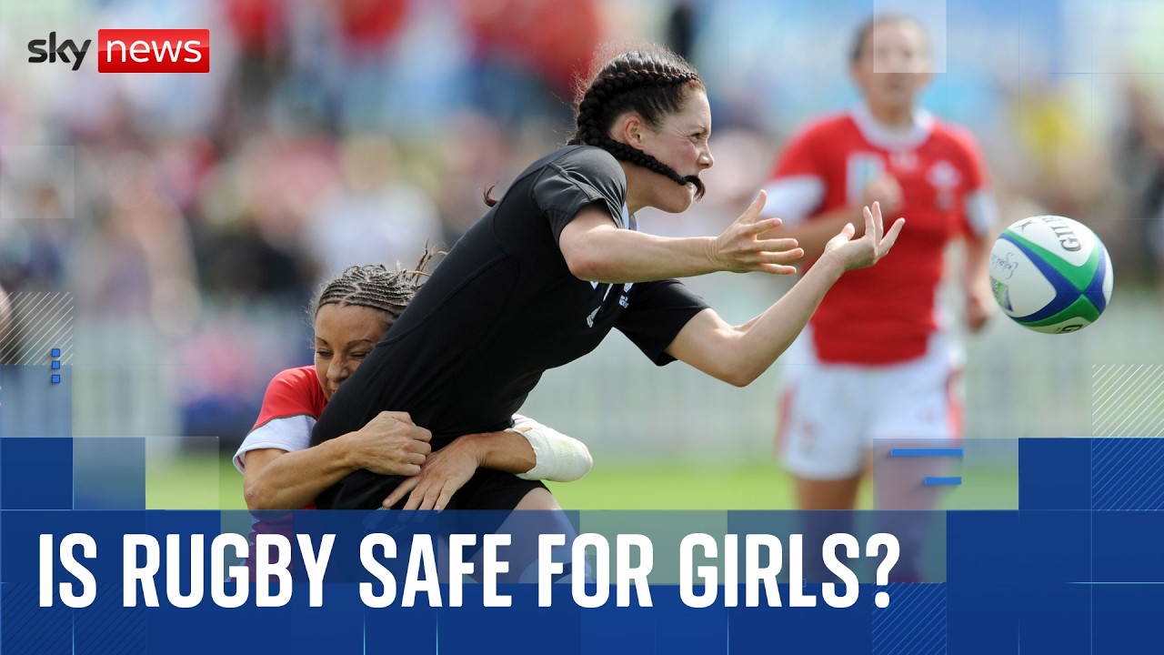 Sky News given exclusive access into ground-breaking research on safety in rugby for women and girls