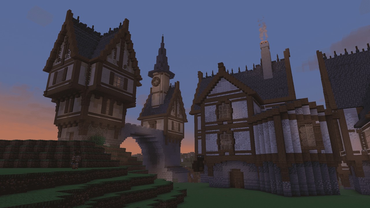 i built a tavern in minecraft