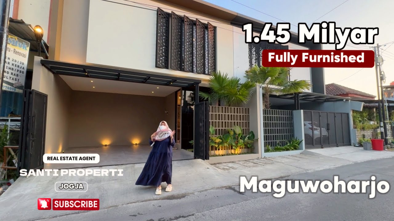 Dijual Rumah Fully Furnished Mewah di Maguwoharjo dekat UNRIYO, SD Model, Jogja Bay, Pasar Stan
