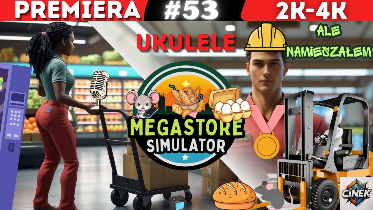 🌄UKULELE🎸🎻⚠️ALE NAMIESZAŁEM⚠️🌹🌷🌪️🍝📱💻📦🥖🏪MEGASTORE SIMULATOR#53 #simulator#gameplay#letsplay#games