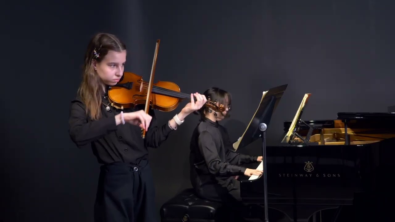 Sarah Mayfield and Sarah Jia - Violin Sonata No. 1 in G major, Op. 78, I. Vivace ma non troppo