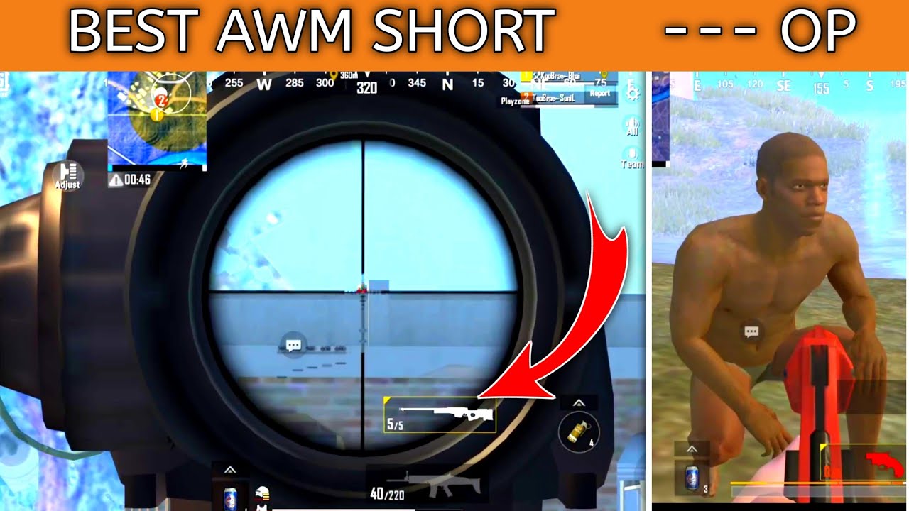 😤 PUBG MOBILE LITE BEST AWM SHORT BY KOOBRA BHAI | Pubg Lite AWM Amazing Headshot