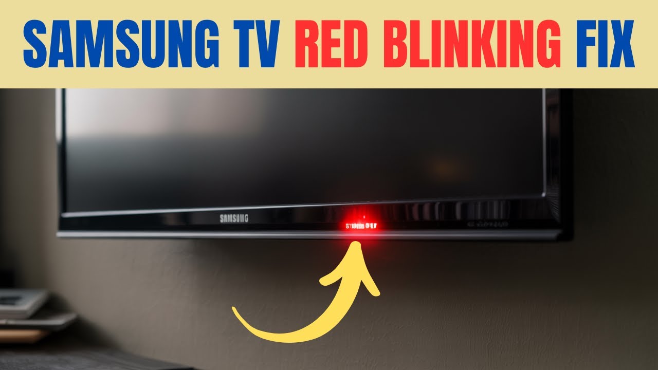 Samsung TV Red Light Blinking 2 Times - Here’s the REAL Fix!