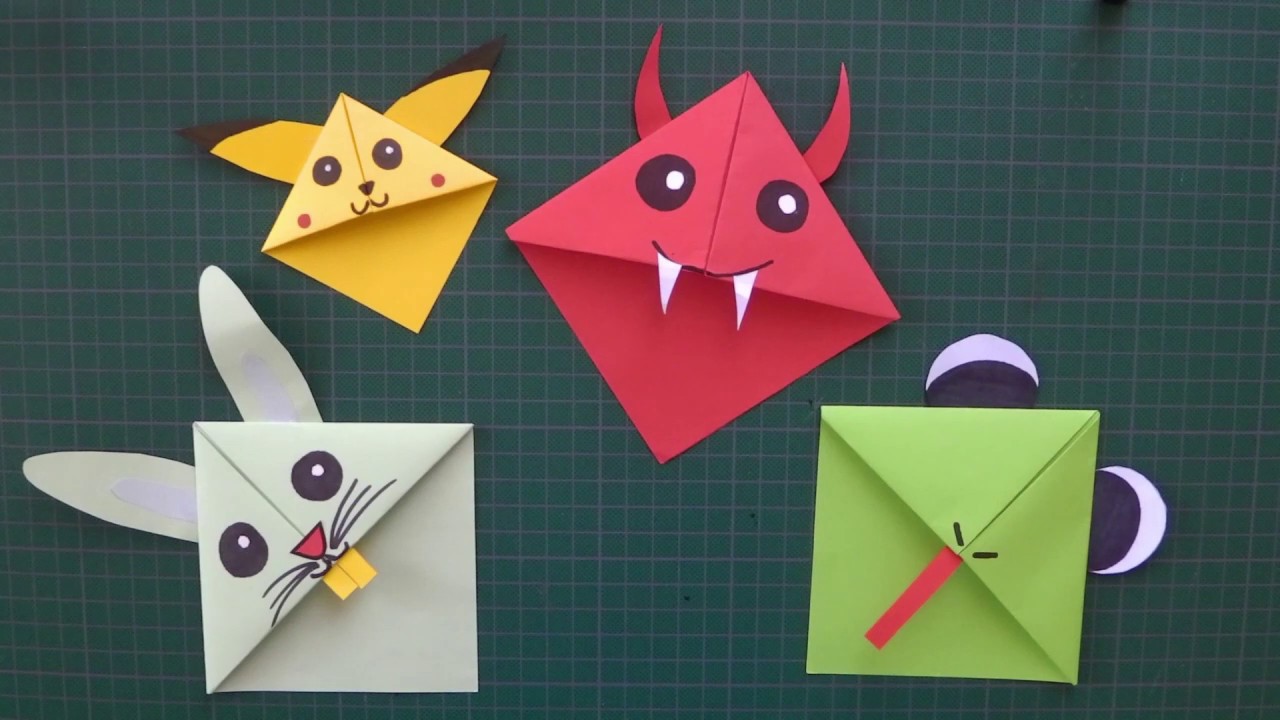 Origami Ep-01: Separadores para libros fáciles de hacer