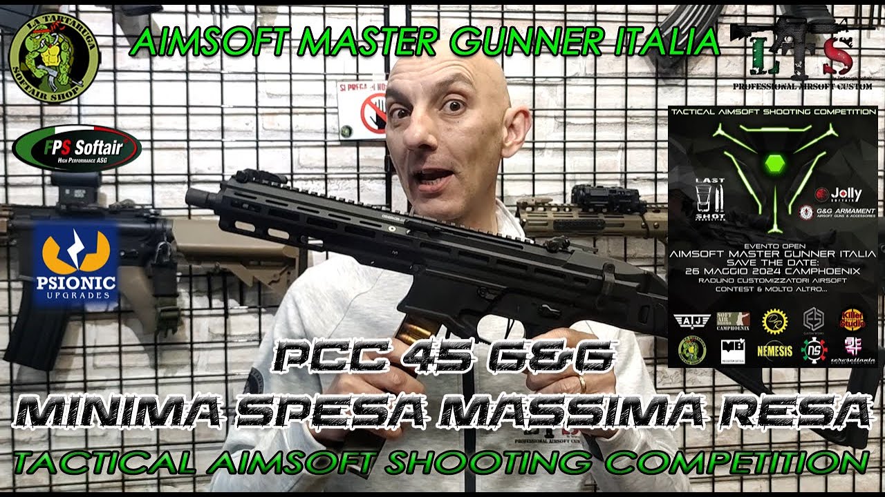 PCC45 G&G for Aimsoft Master Gunner Italia - By LTS La Tartaruga Softair