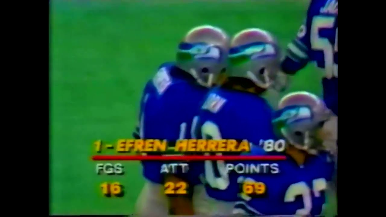 1980 Raiders vs Seattle Seahawks