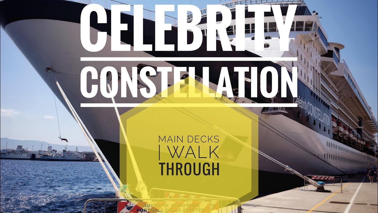 Walking the Main Decks of Celebrity Constellation | Full Ship Tour