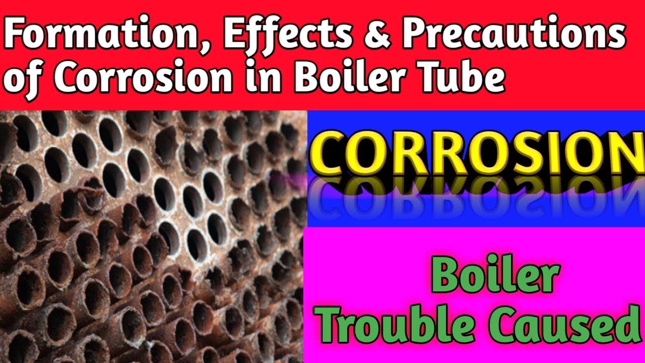 CORROSION || Formation, Effects & Precautions of Corrosion in Boiler Tube, Drum || in Hindi