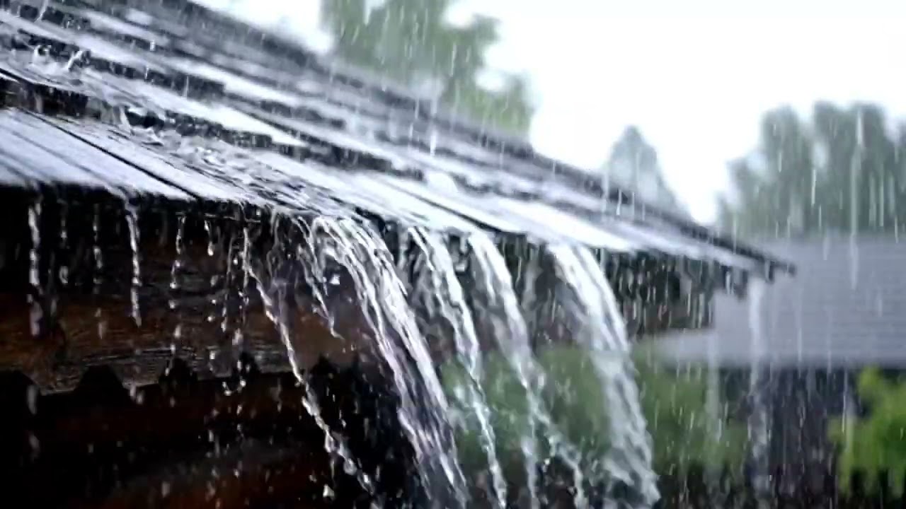 Fall Asleep Fast with Heavy Rain on Roof Sounds immediatelly