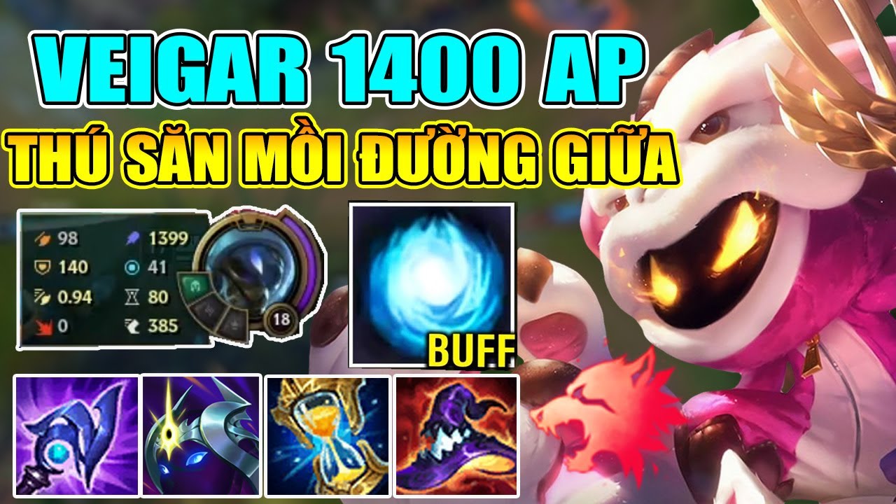 1400 AP 1 R = 1 KILL - SAI LẦM CỦA RIOT GAME KHI BUFF VEIGAR QUÁ ĐÀ