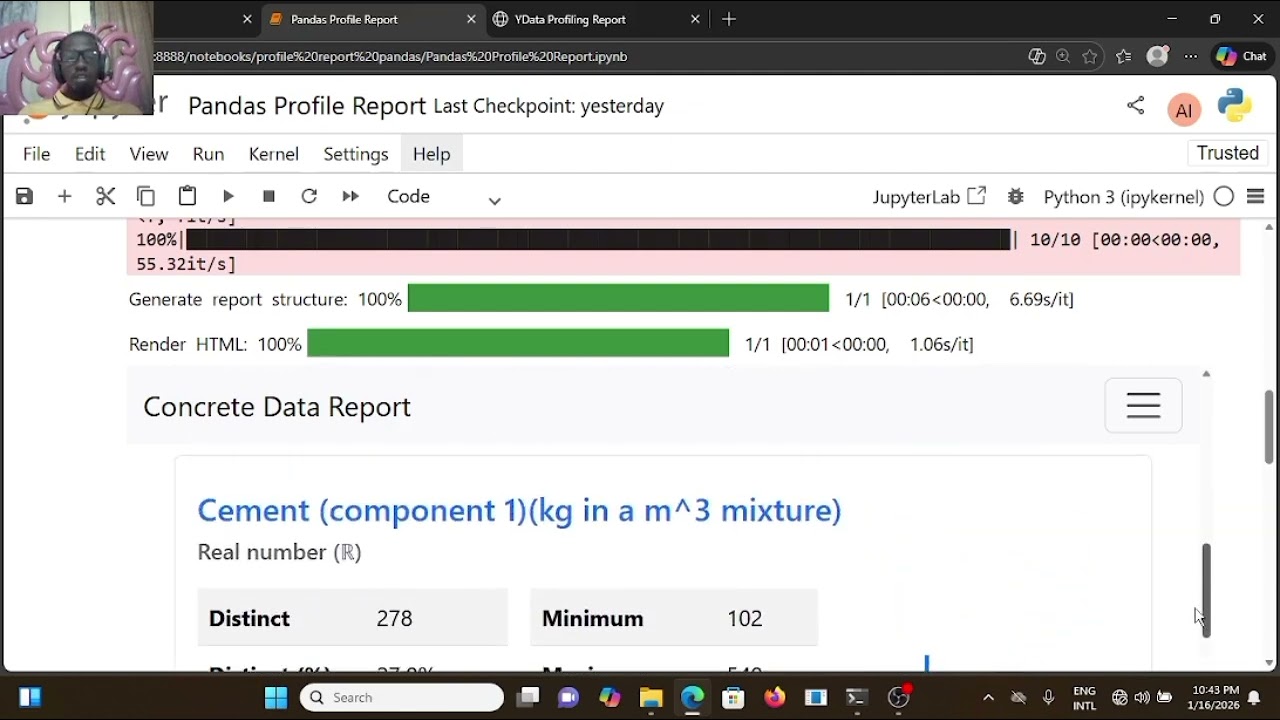 Explanatory Data Analysis in Minutes. With ydata profiling 