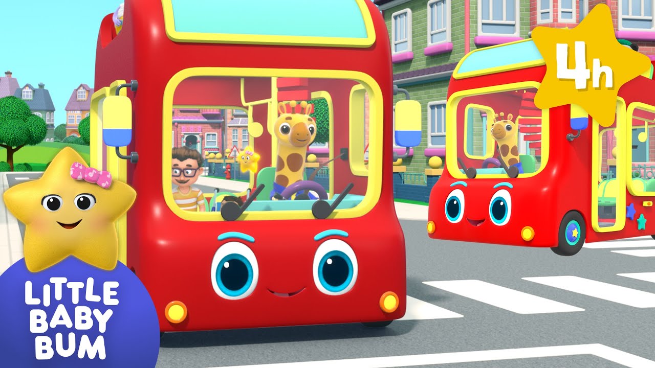 FOUR HOURS of Baby Songs | Wheels Go Round and Round | Little Baby Bum Nursery Rhymes | Baby TV