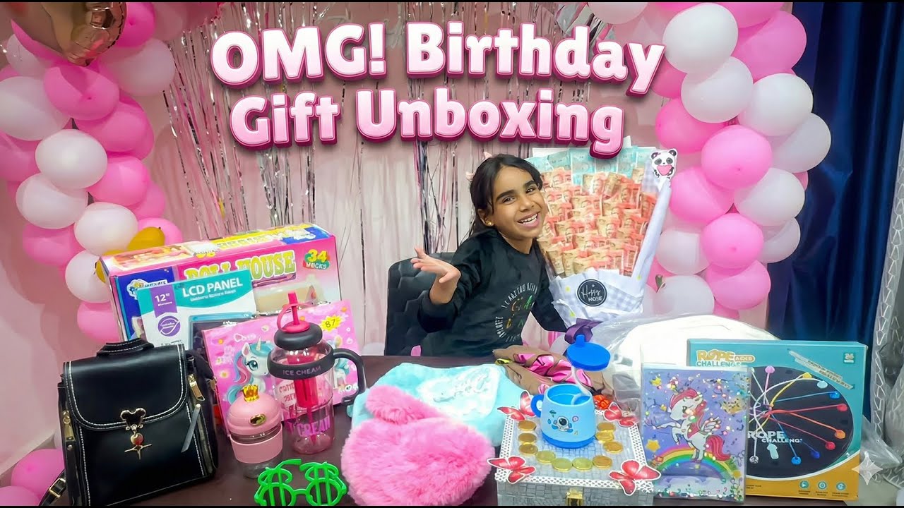 OMG! Pihu Birthday Gift Unboxing 🎁 | So Many Cute Surprises 💖 | Birthday Vlog | Chiru Pihu Ki Family