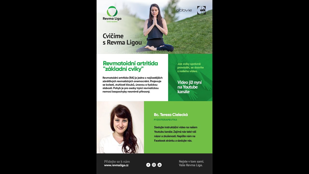 Cvičíme se Revma Ligou  - Revmatoidní artritida (základní cviky)