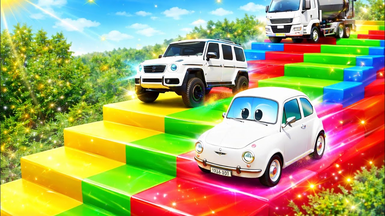 Learn Colour With Car 🚗 3D | Kid's Cartoon | Color Song + Game | @CoComelon  