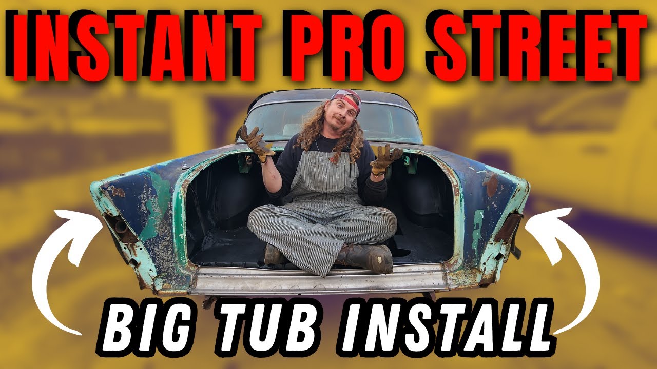 CHEAP And EASY - 1 Day PRO STREET Upgrade For The Worst 1957 Chevy