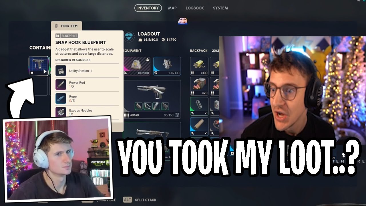 Ninja LOSES IT On Symfuhny After STEALING The Rarest Item In Arc Raiders From Him