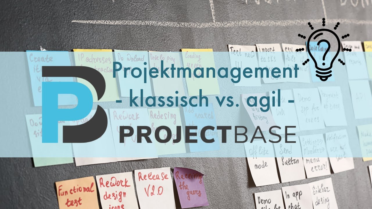 Projektmanagement  - wo liegt der Unterschied zwischen klassisch und agil